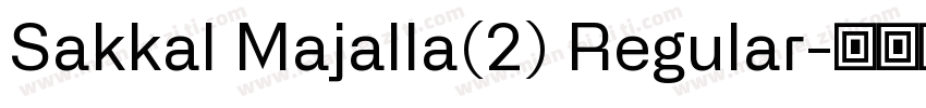 Sakkal Majalla(2) Regular字体转换